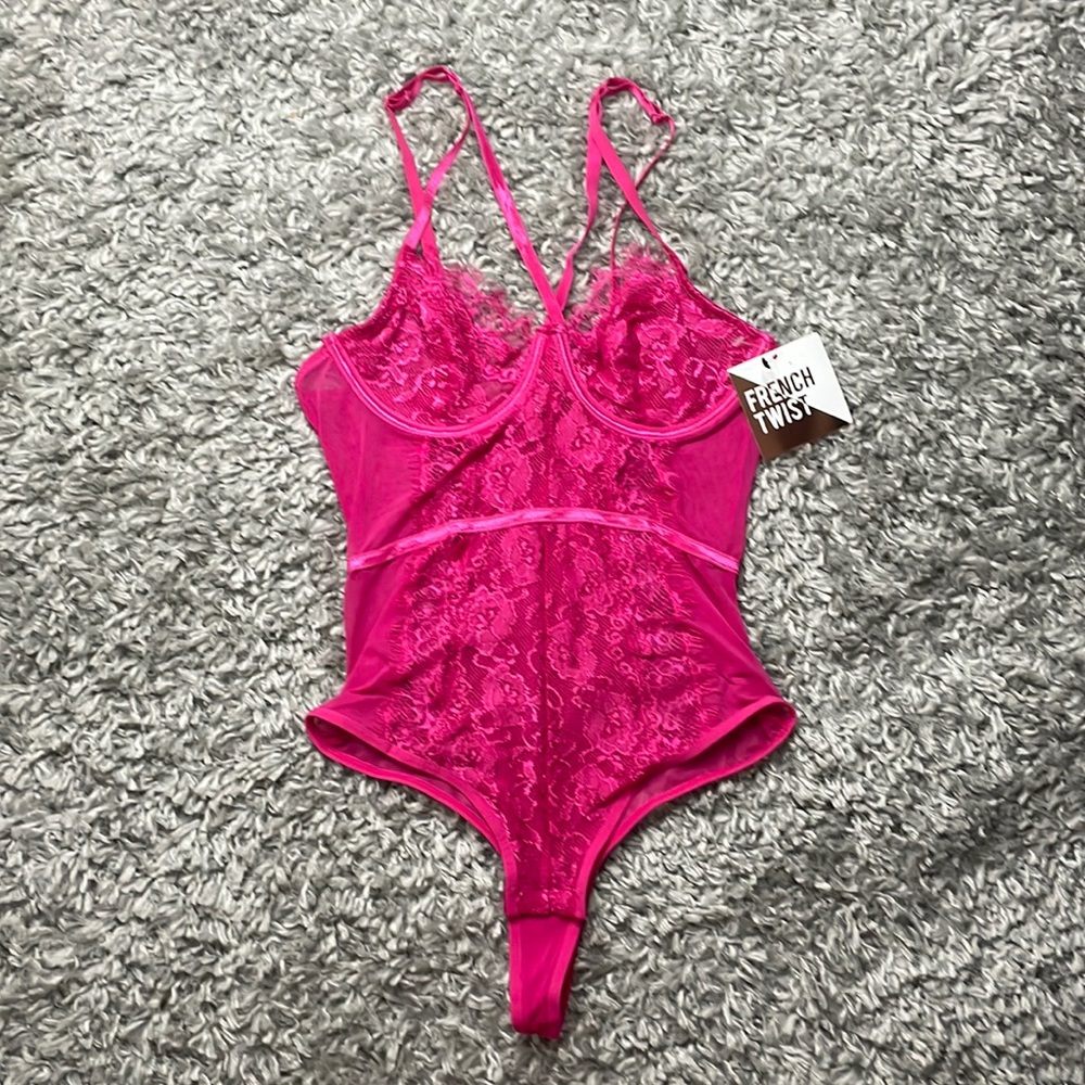 NEW French Twist lace bodysuit
